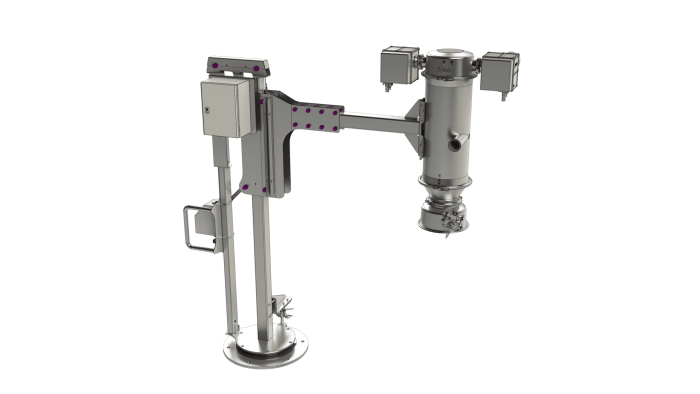 Potence rotative avec PIAB
