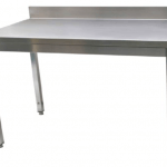 Table adossée inox 304L
