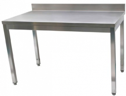 Table adossée inox 304L